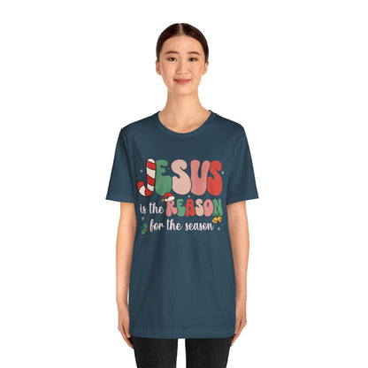 Retro Groovy Jesus Christmas Shirt – Vintage Christian Faith Holiday Tee