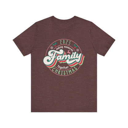 Retro Family Christmas 2025 Shirt – Vintage Matching Holiday Memories Tee