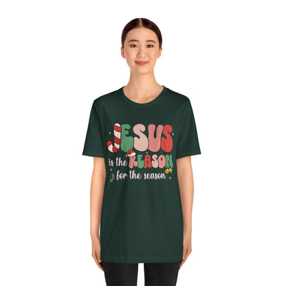 Retro Groovy Jesus Christmas Shirt – Vintage Christian Faith Holiday Tee