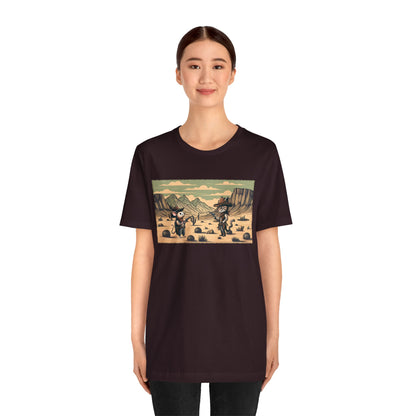 Southern Western Cat & Mouse Shirt – Cowboy Meowdy Rodeo Fight Tee