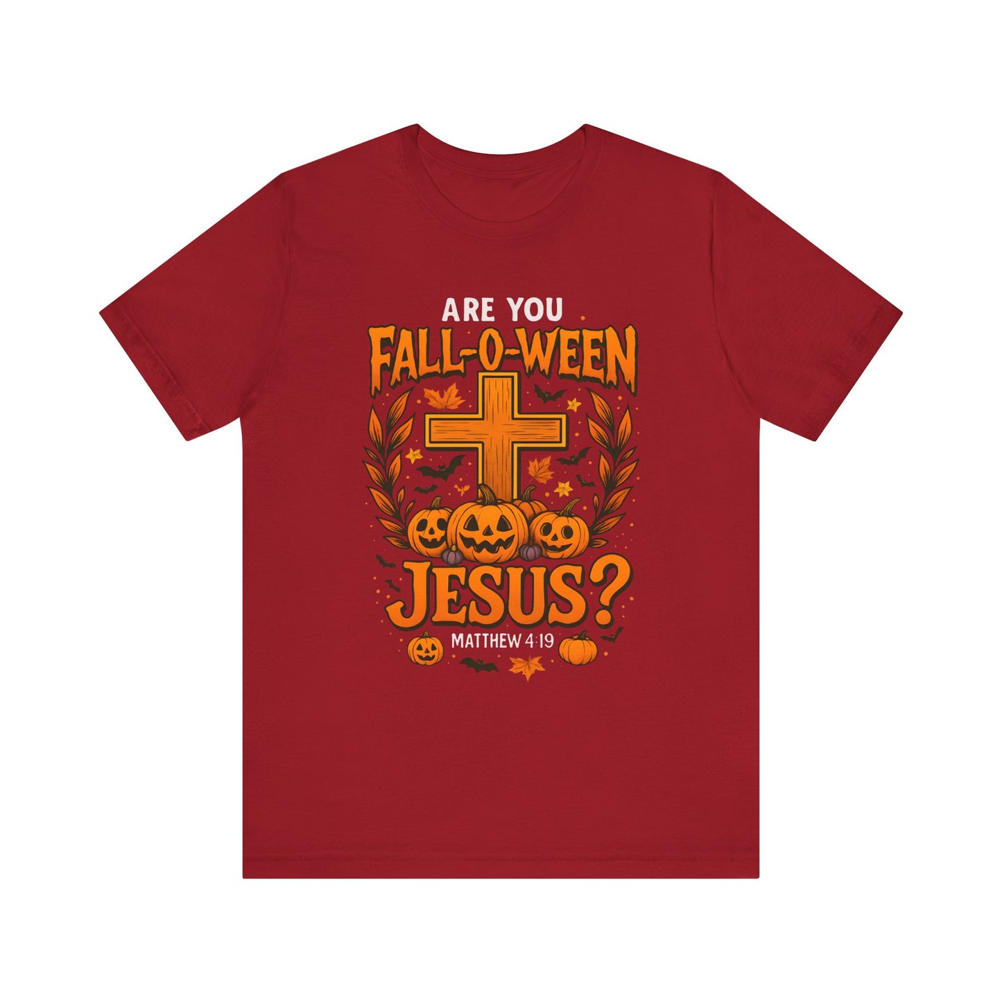 Are You Fall O Ween Shirt – Jesus Christian Pumpkin Cross Halloween Tee