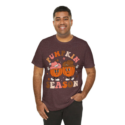 Pumpkin Season Howdy Shirt – Western Cowboy Cowgirl Thanksgiving Fall Tee