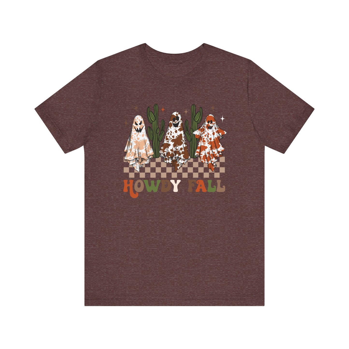 Howdy Fall Retro Ghost Shirt – Western Cowboy Cowgirl Halloween Tee