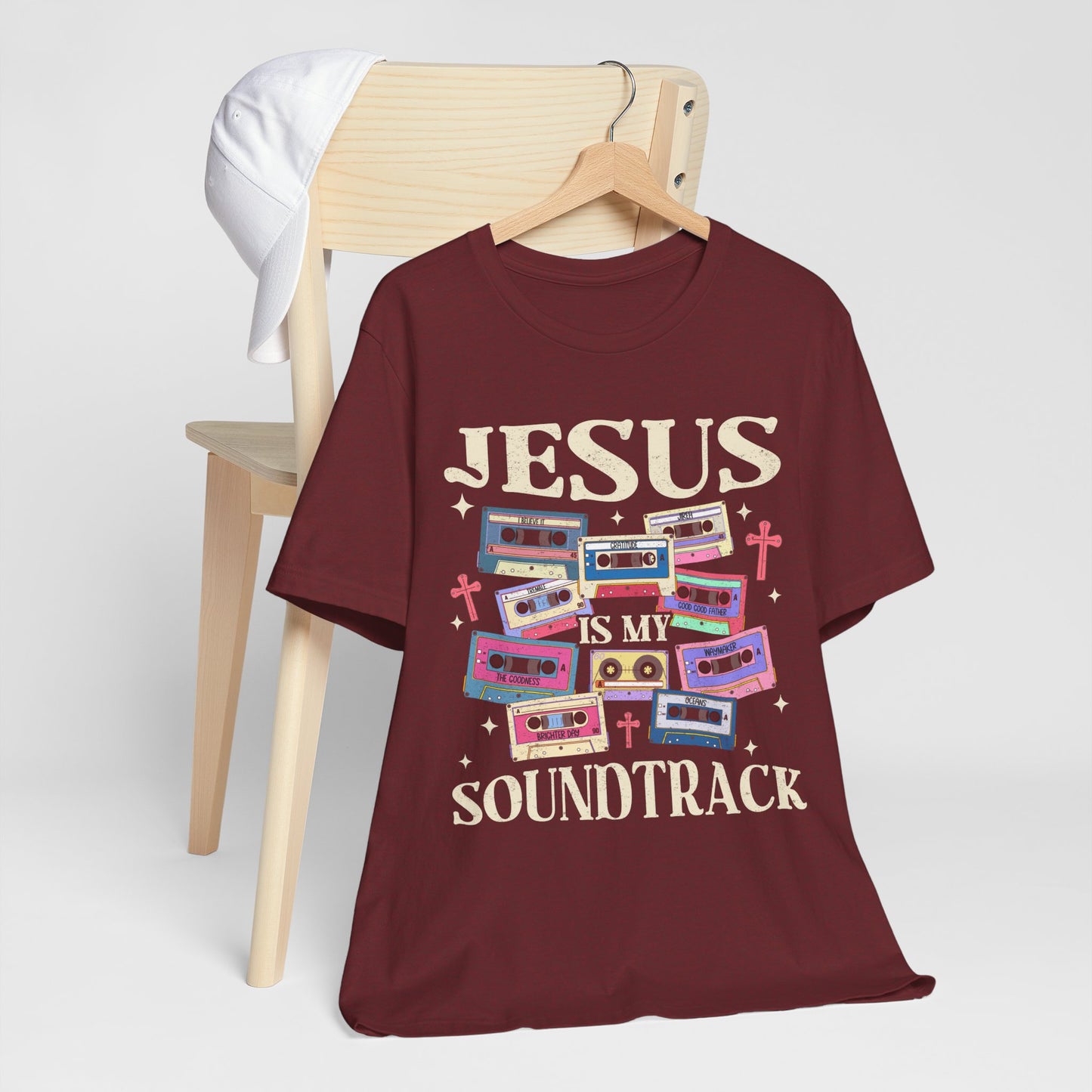 Jesus Is My Soundtrack Shirt – Christian Worship Music Faith Tee for Believers