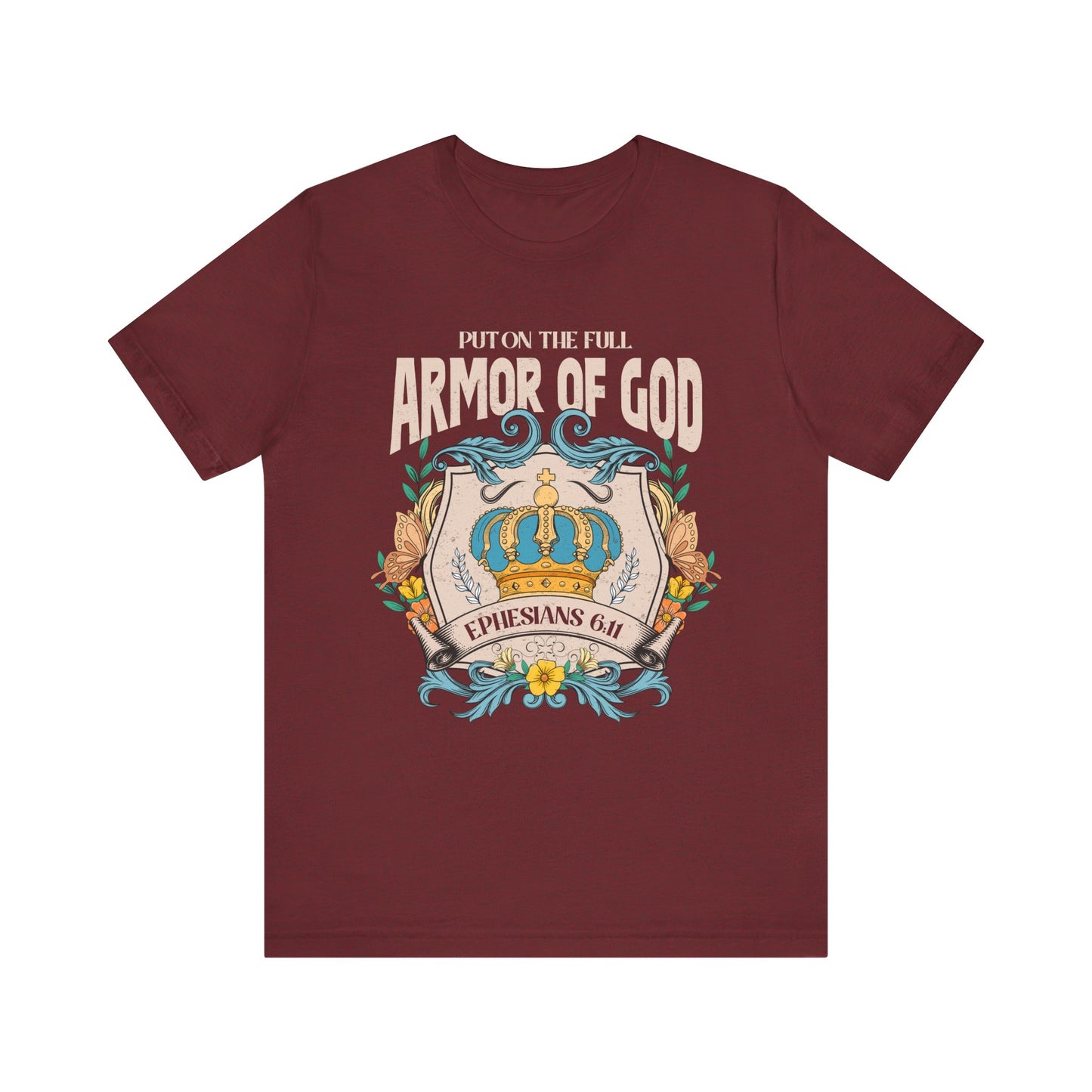 Armor of God Shirt – Christian Ephesians 6:11 Spiritual Warfare Faith Tee
