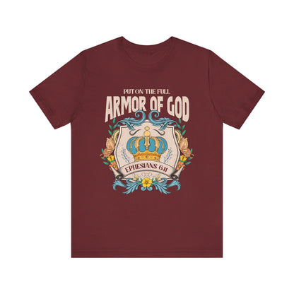 Armor of God Shirt – Christian Ephesians 6:11 Spiritual Warfare Faith Tee