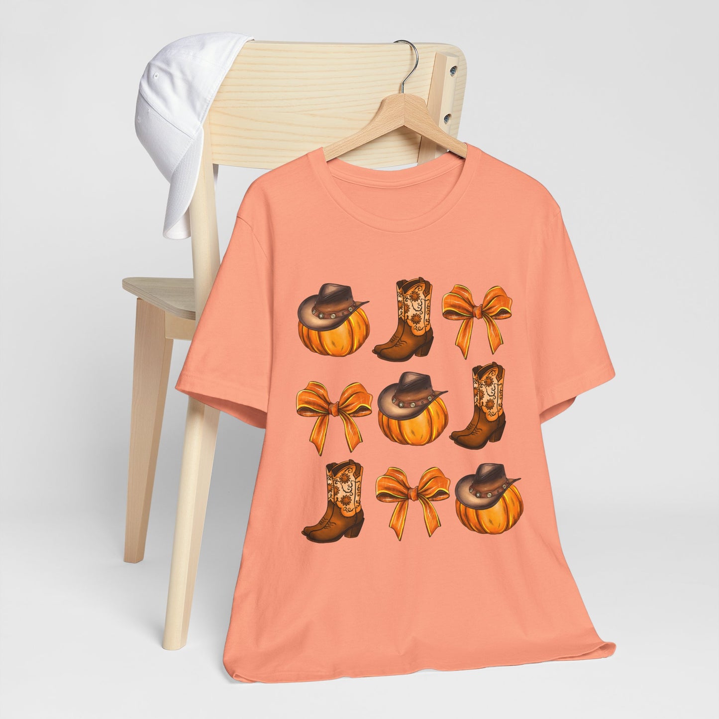Howdy Pumpkin Shirt – Coquette Bow Cowgirl Western Fall Thanksgiving Tee