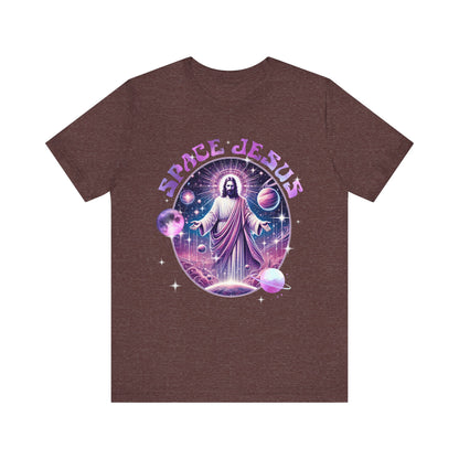 Space Jesus Galaxy Shirt – Cosmic Christian Planet Faith Graphic Unisex Tee