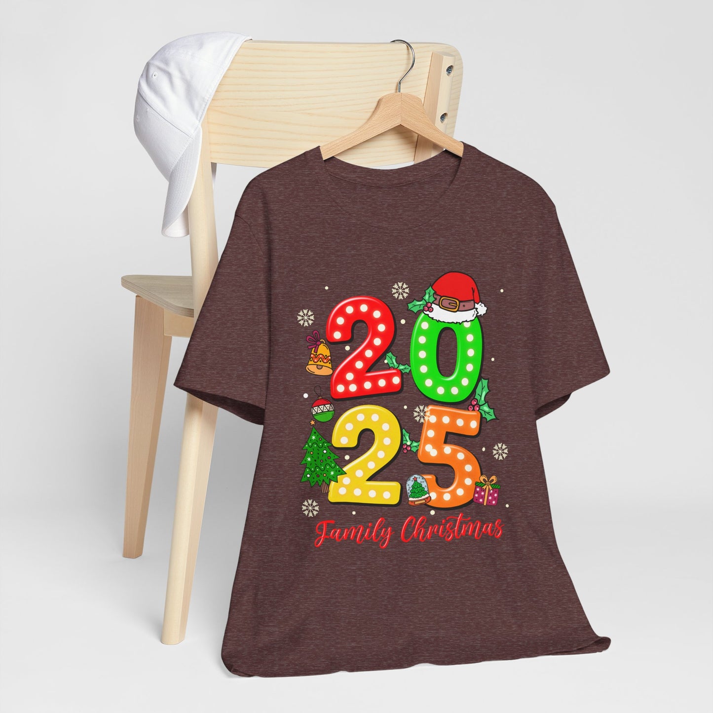 2025 Family Christmas Shirt – Cute Matching Holiday Lights Group Tee