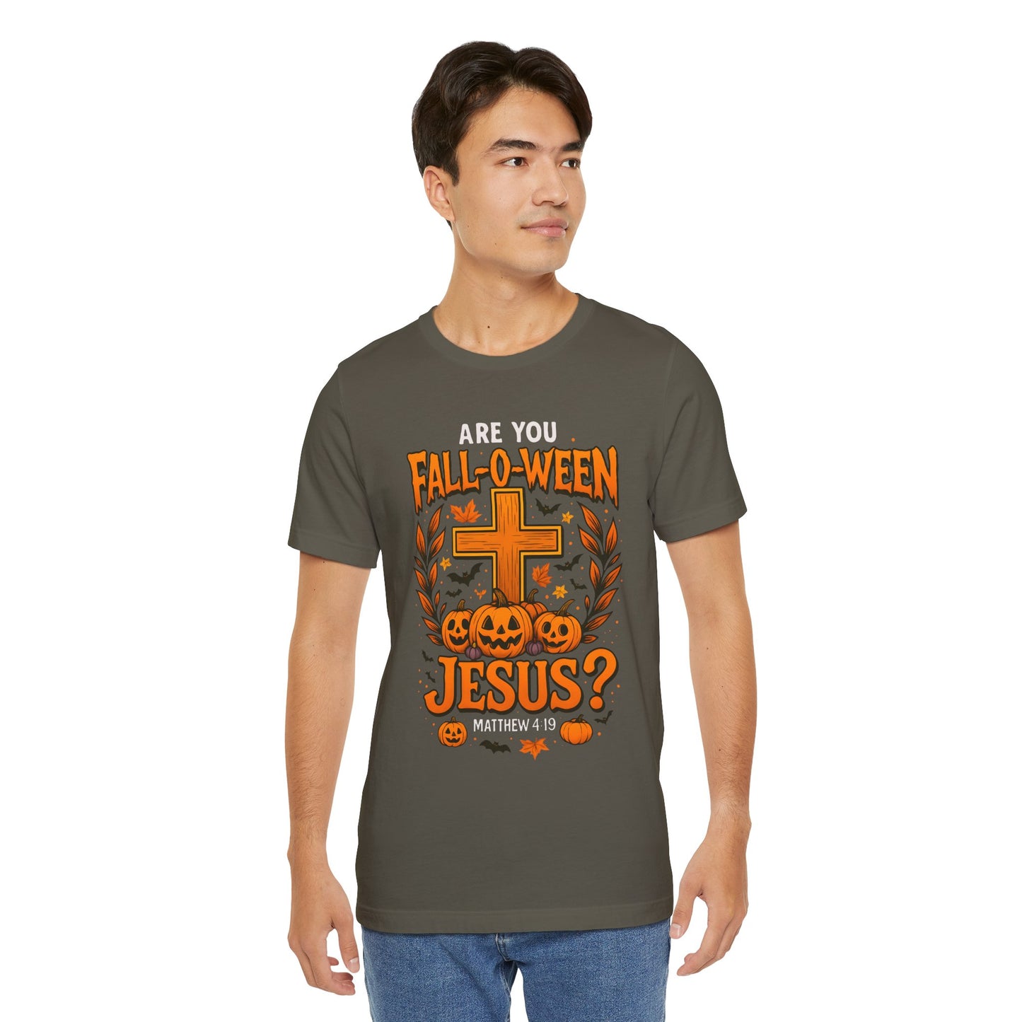 Are You Fall O Ween Shirt – Jesus Christian Pumpkin Cross Halloween Tee