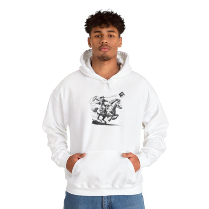 Retro Cowboy Riding Horse Hoodie – Christian Scripture Western Rodeo Pullover
