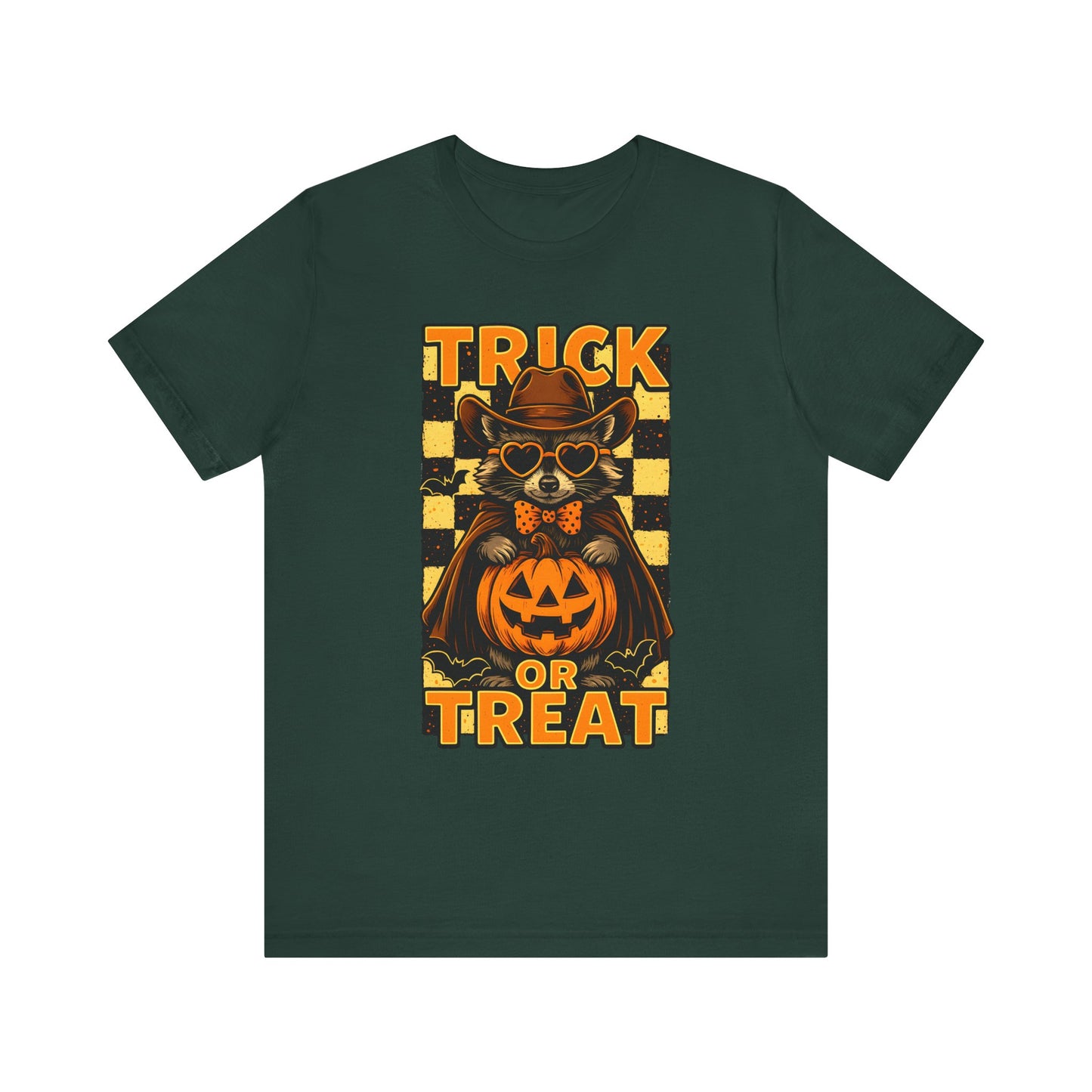 Trick or Treat Cowboy Raccoon Shirt – Cute Western Pumpkin Halloween Tee