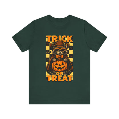 Trick or Treat Cowboy Raccoon Shirt – Cute Western Pumpkin Halloween Tee