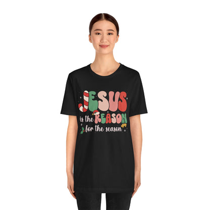 Retro Groovy Jesus Christmas Shirt – Vintage Christian Faith Holiday Tee