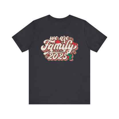 We Are Family Christmas Shirt – Retro Groovy 80s Matching Holiday Tee