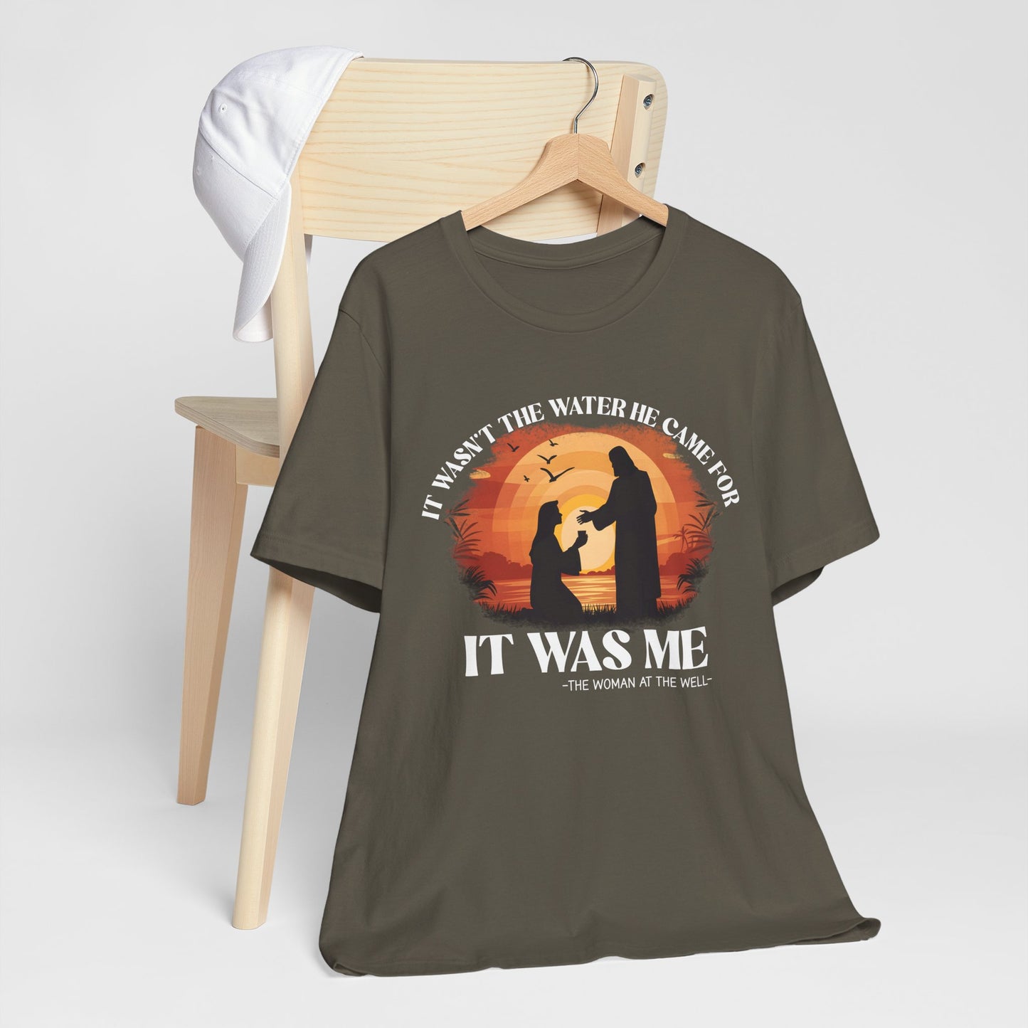 It Wasn’t the Water He Came For Shirt – Christian Samaritan Woman Scripture Tee