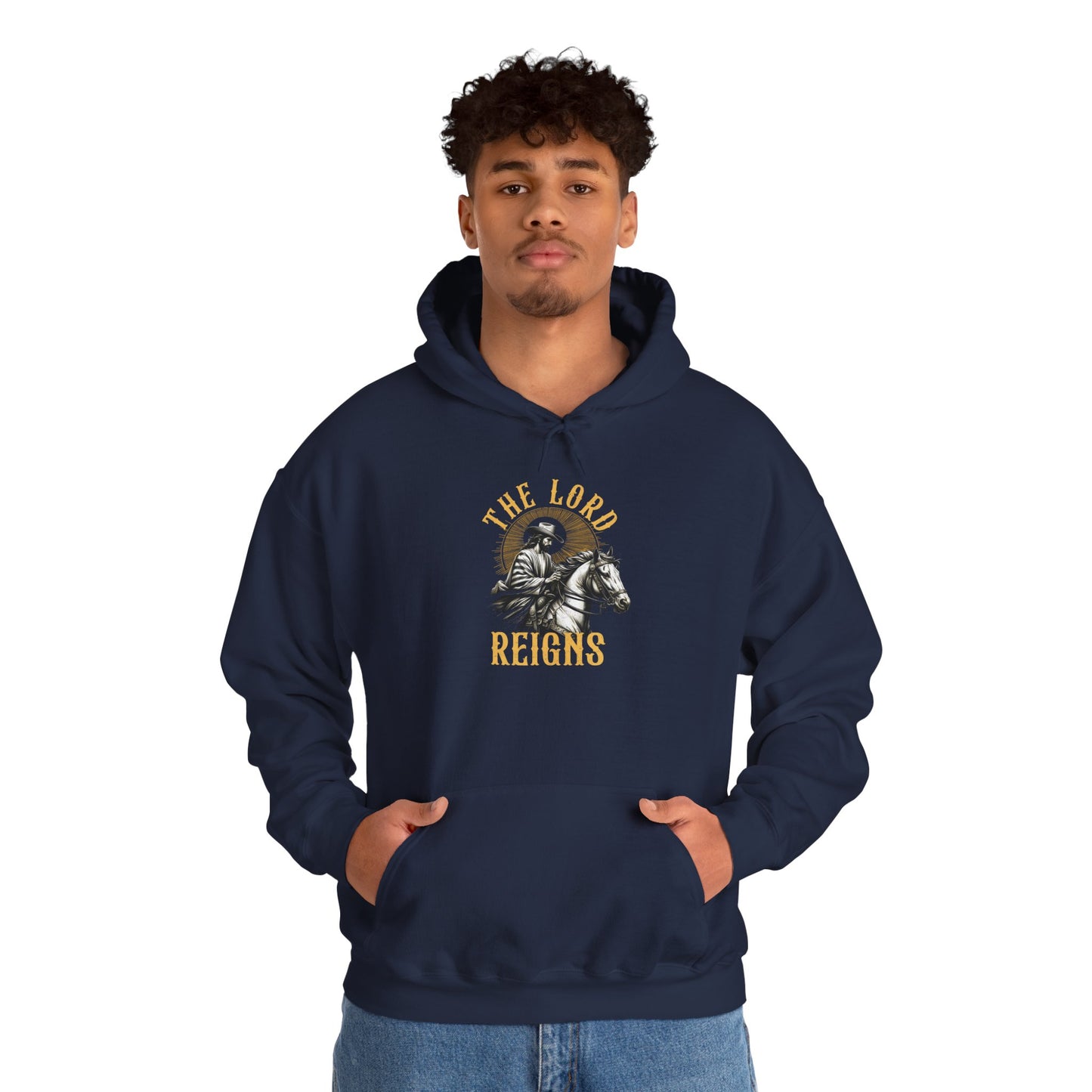 Jesus The Lord Reigns Hoodie – Country Christian Western Rodeo Pullover