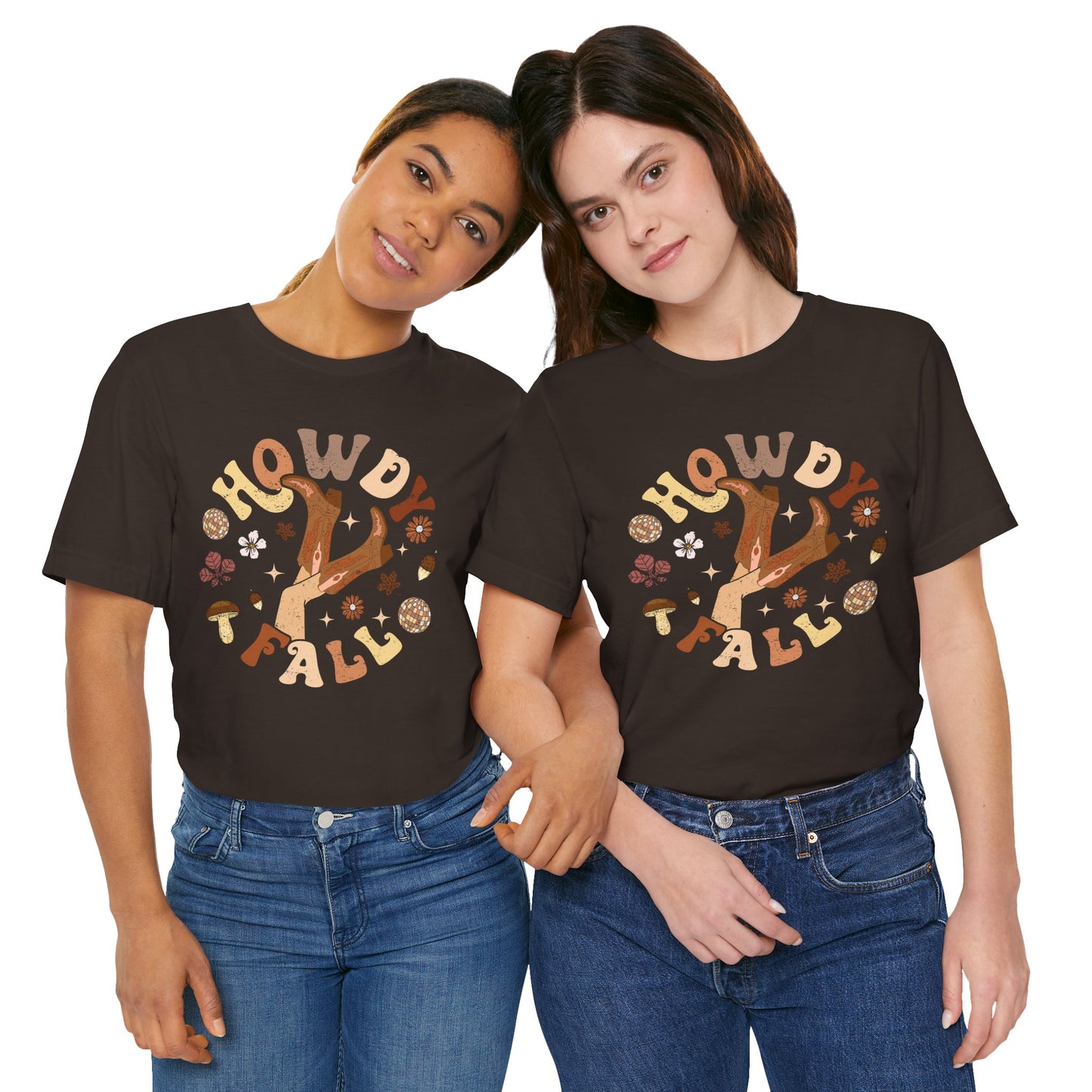 Retro Groovy Howdy Fall Shirt – Western Cowgirl Thanksgiving Rodeo Tee
