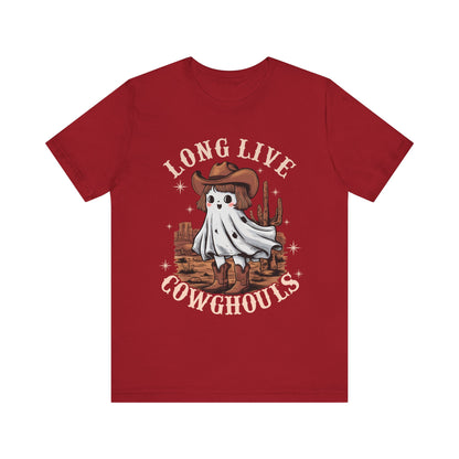 Long Live Cowghouls Shirt – Cute Western Ghost Cowgirl Halloween Tee
