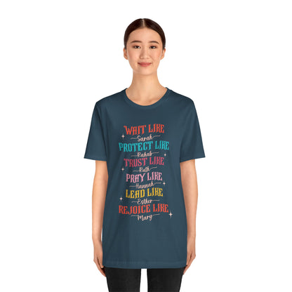 Women of the Bible Shirt – Empowering Christian Faith Scripture Graphic Tee