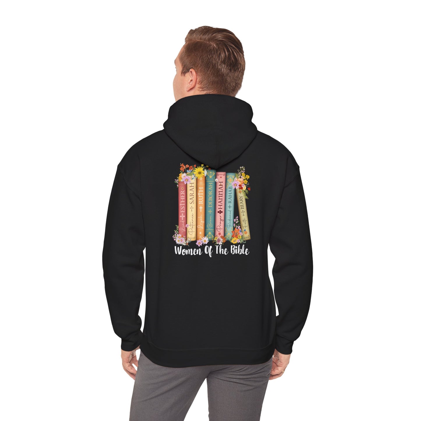 Women of the Bible Hoodie – Christian Floral Scripture Church Book Pullover