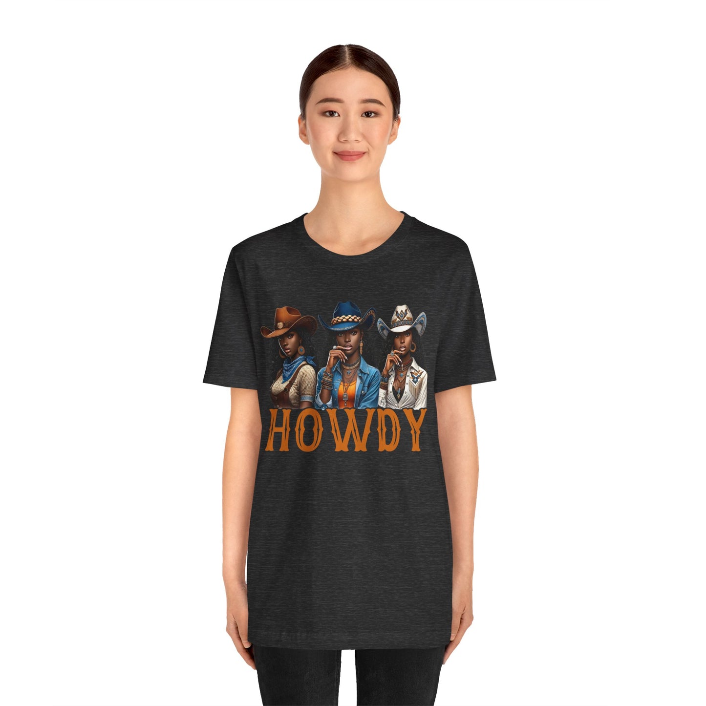 Howdy Black Cowgirl Shirt – Western Rodeo Melanin African American Tee
