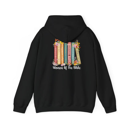 Women of the Bible Hoodie – Christian Floral Scripture Church Book Pullover