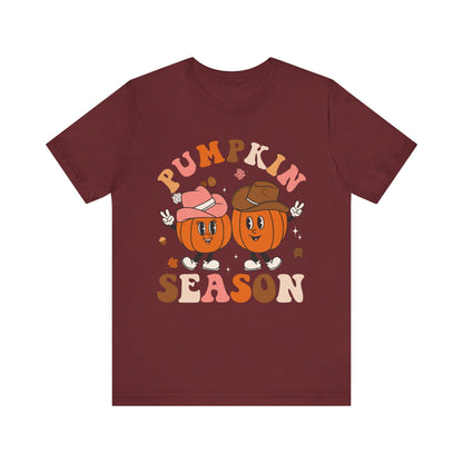 Pumpkin Season Howdy Shirt – Western Cowboy Cowgirl Thanksgiving Fall Tee