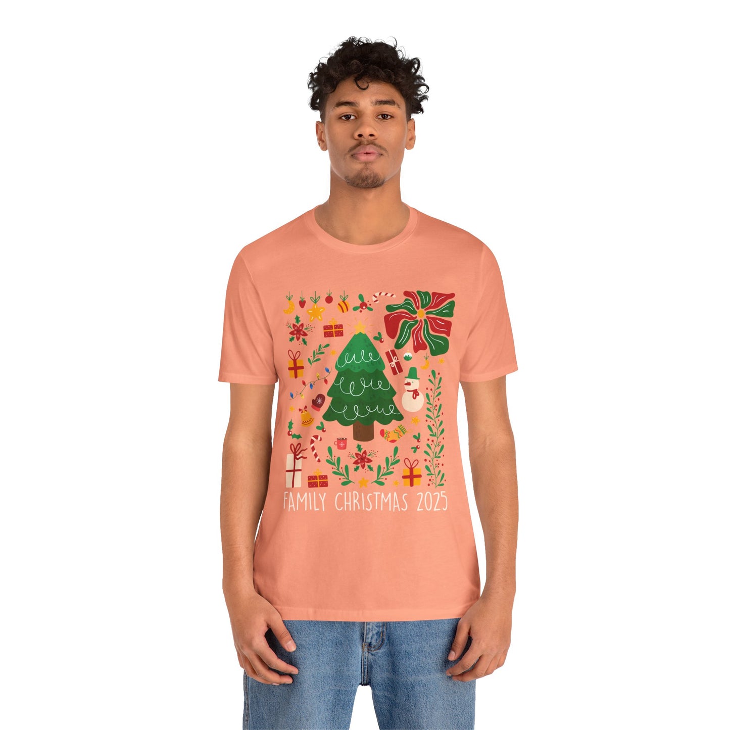 Family Christmas 2025 Shirt – Vintage Boho Holiday Family Group Shirt