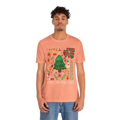 Family Christmas 2025 Shirt – Vintage Boho Holiday Family Group Shirt