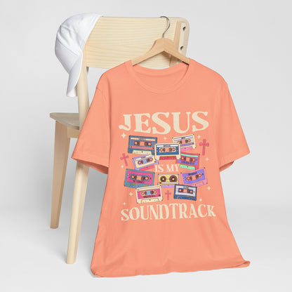 Jesus Is My Soundtrack Shirt – Christian Worship Music Faith Tee for Believers