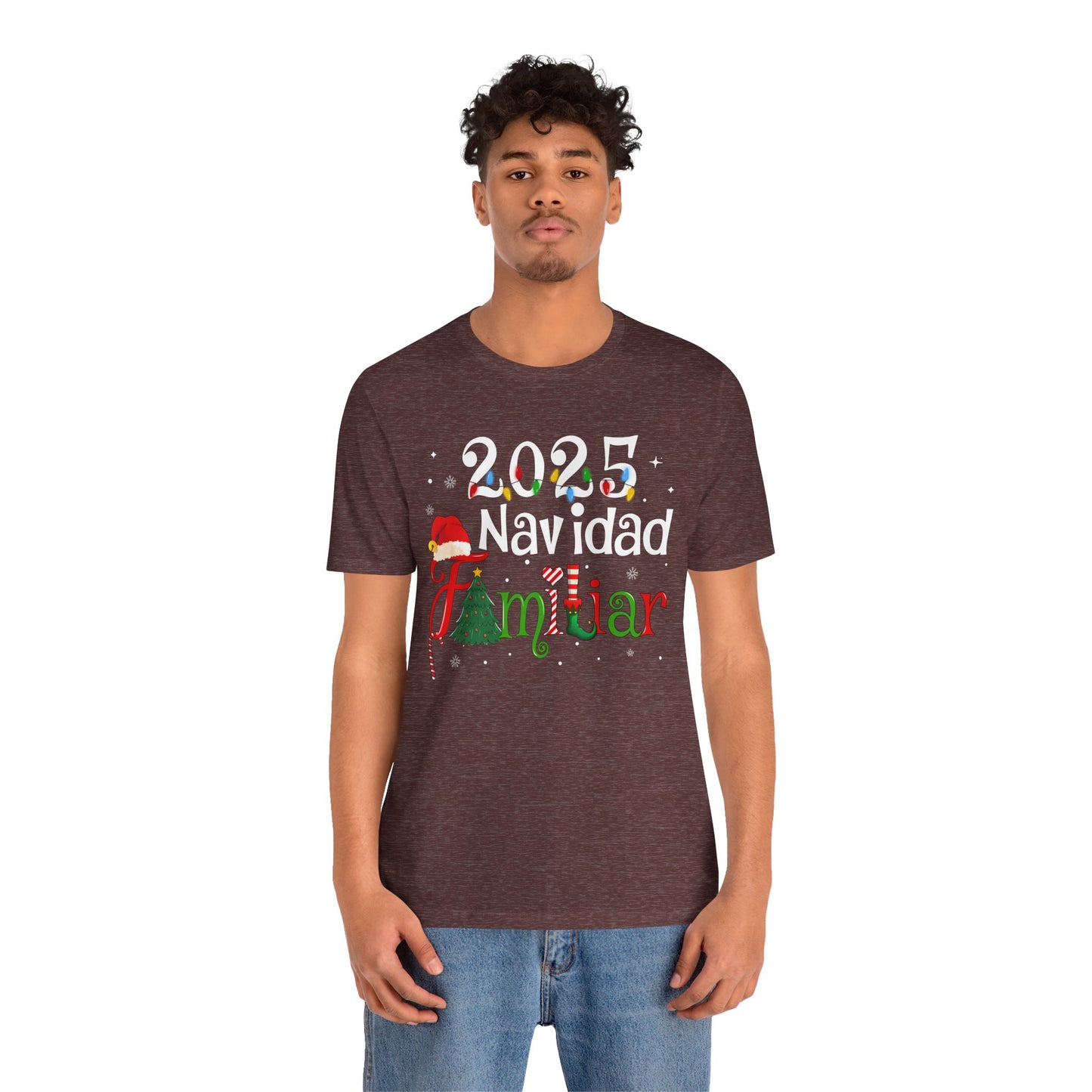 Navidad Familiar 2025 Shirt – Spanish Feliz Navidad Matching Holiday Tee