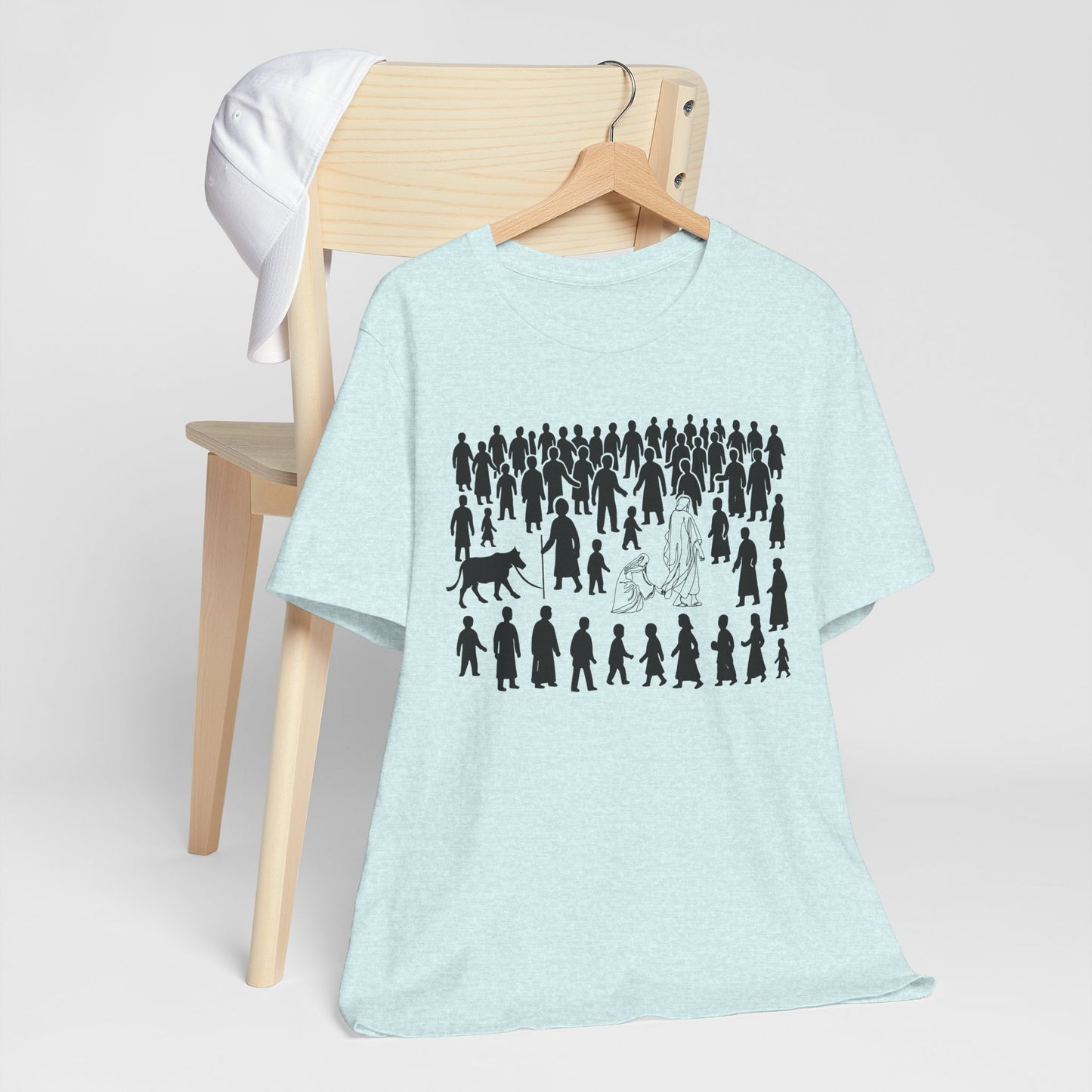 Jesus Pulling You from the Crowd Shirt – Christian Rescues Men Women Tee