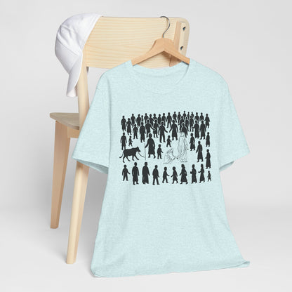 Jesus Pulling You from the Crowd Shirt – Christian Rescues Men Women Tee