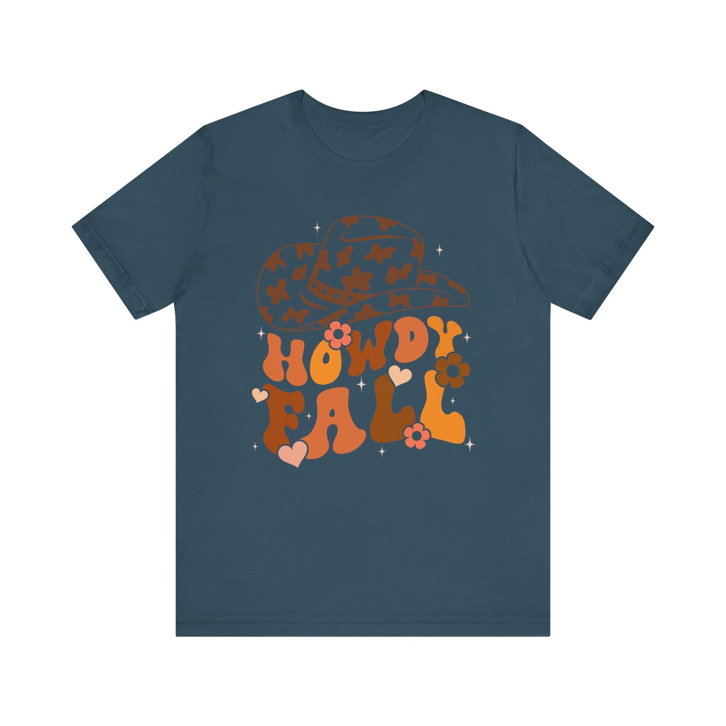Retro Groovy Howdy Fall Shirt – Western Cowboy Pumpkin Thanksgiving Tee