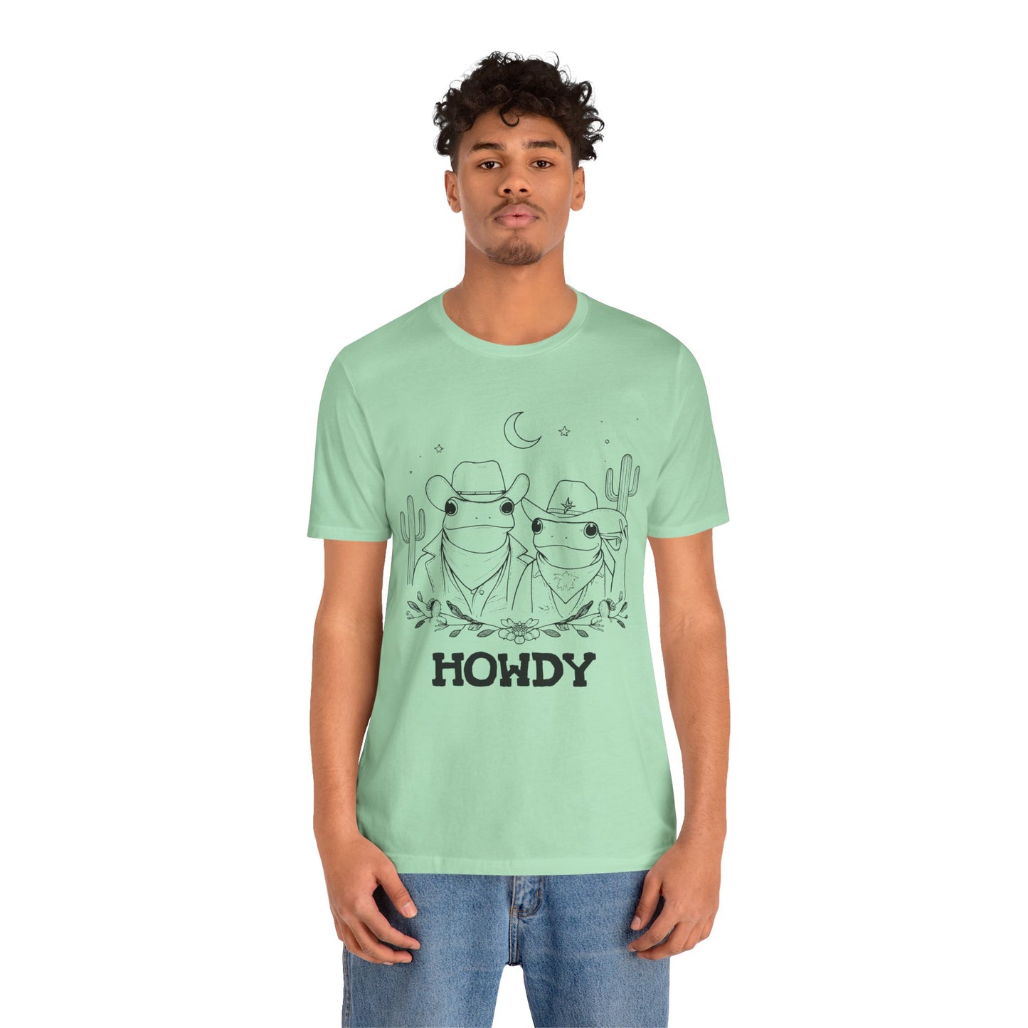 Howdy Frog Toad Couple Shirt – Cowboy Cowgirl Western Rodeo Cactus Tee
