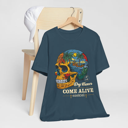 Dry Bones Come Alive Shirt – Christian Skull Ezekiel 37 Faith Graphic Tee