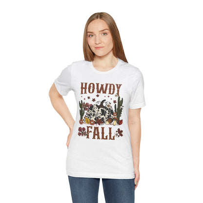 Retro Howdy Fall Shirt – Western Cowboy Pumpkin Country Thanksgiving Tee