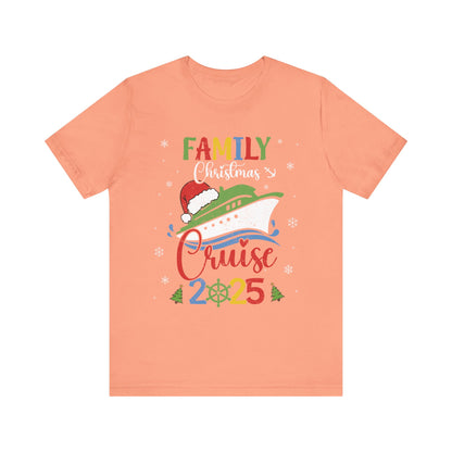 Family Christmas Cruise 2025 Shirt – Matching Cruisemas Family Vacation Tee, Holiday Boat Trip Outfit