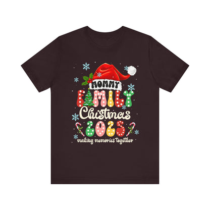 Mommy Family Christmas 2025 Shirt – Cute Matching Polka Dot Holiday Tee