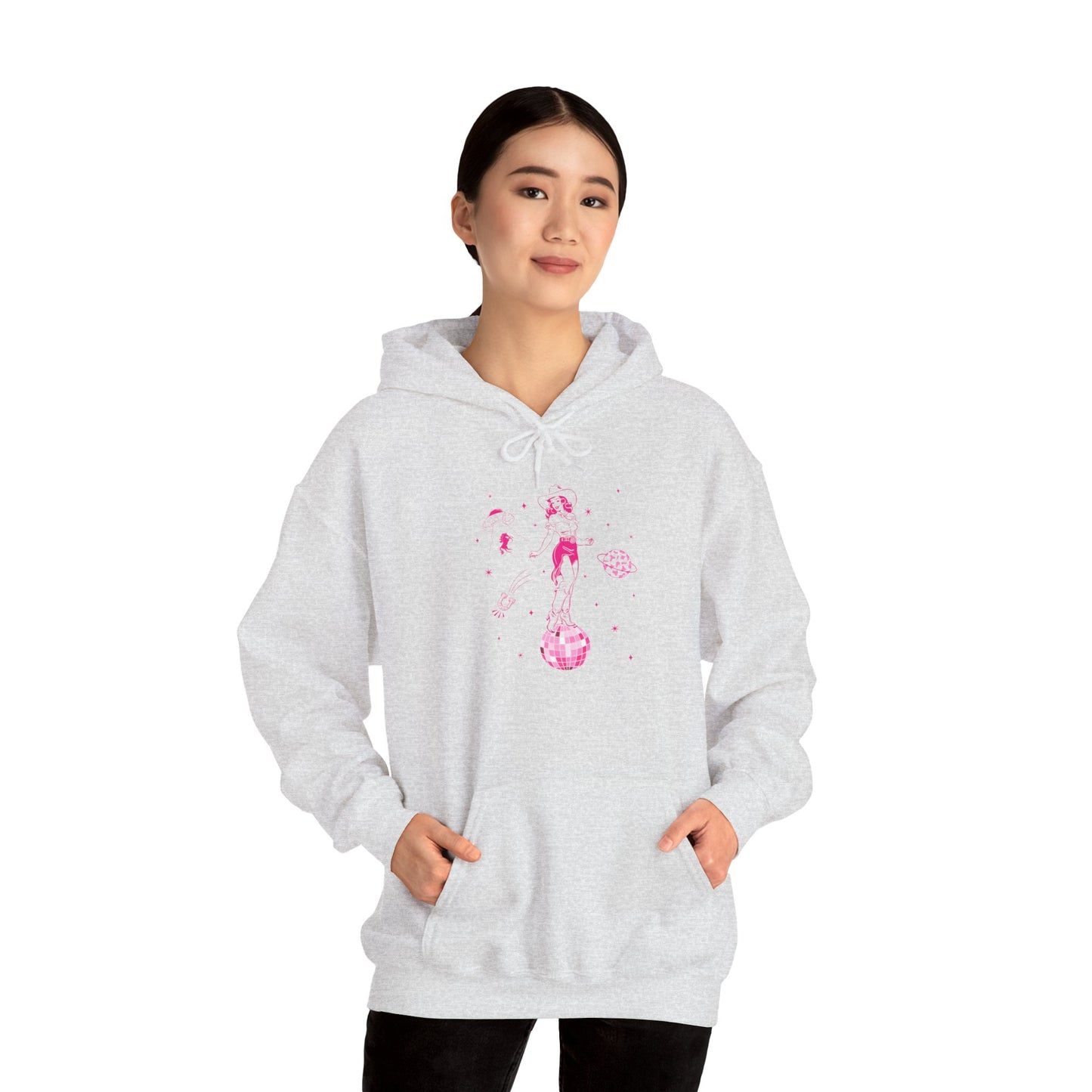 Western Cowgirl Howdy Hoodie – Disco Rodeo Space Bachelorette Pullover