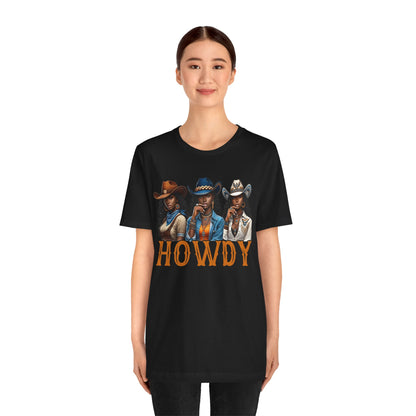 Howdy Black Cowgirl Shirt – Western Rodeo Melanin African American Tee