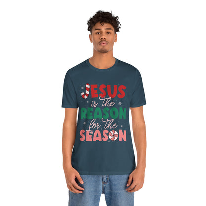 Retro Christmas Jesus Shirt – Christian “Reason for the Season” Faith Holiday Tee