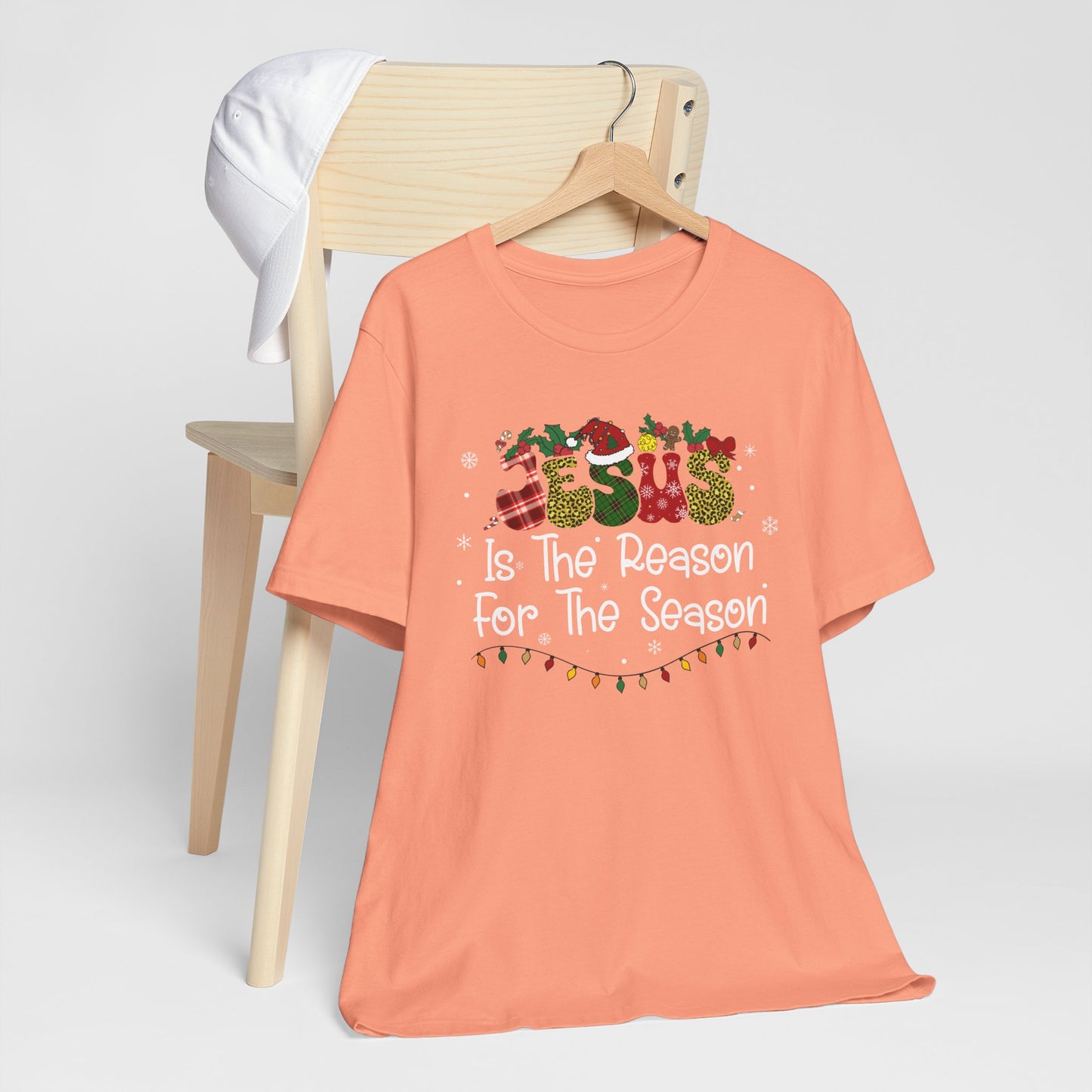 Leopard Red Plaid Christmas Jesus Shirt – Stylish Christian Faith Holiday Tee