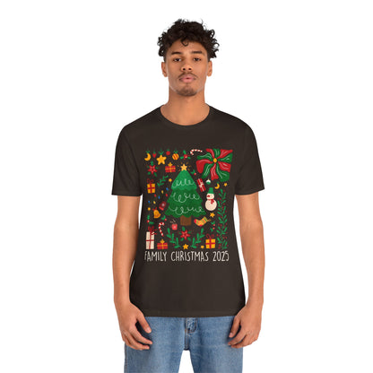 Family Christmas 2025 Shirt – Vintage Boho Holiday Family Group Shirt