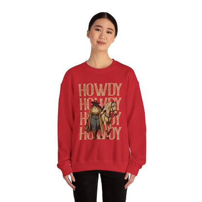 Howdy Black Cowgirl Sweatshirt – Country Western Rodeo Melanin Texas Pullover