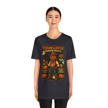 Yeehawlloween Shirt – Western Rodeo Halloween Carnival Cowgirl Cowboy Tee