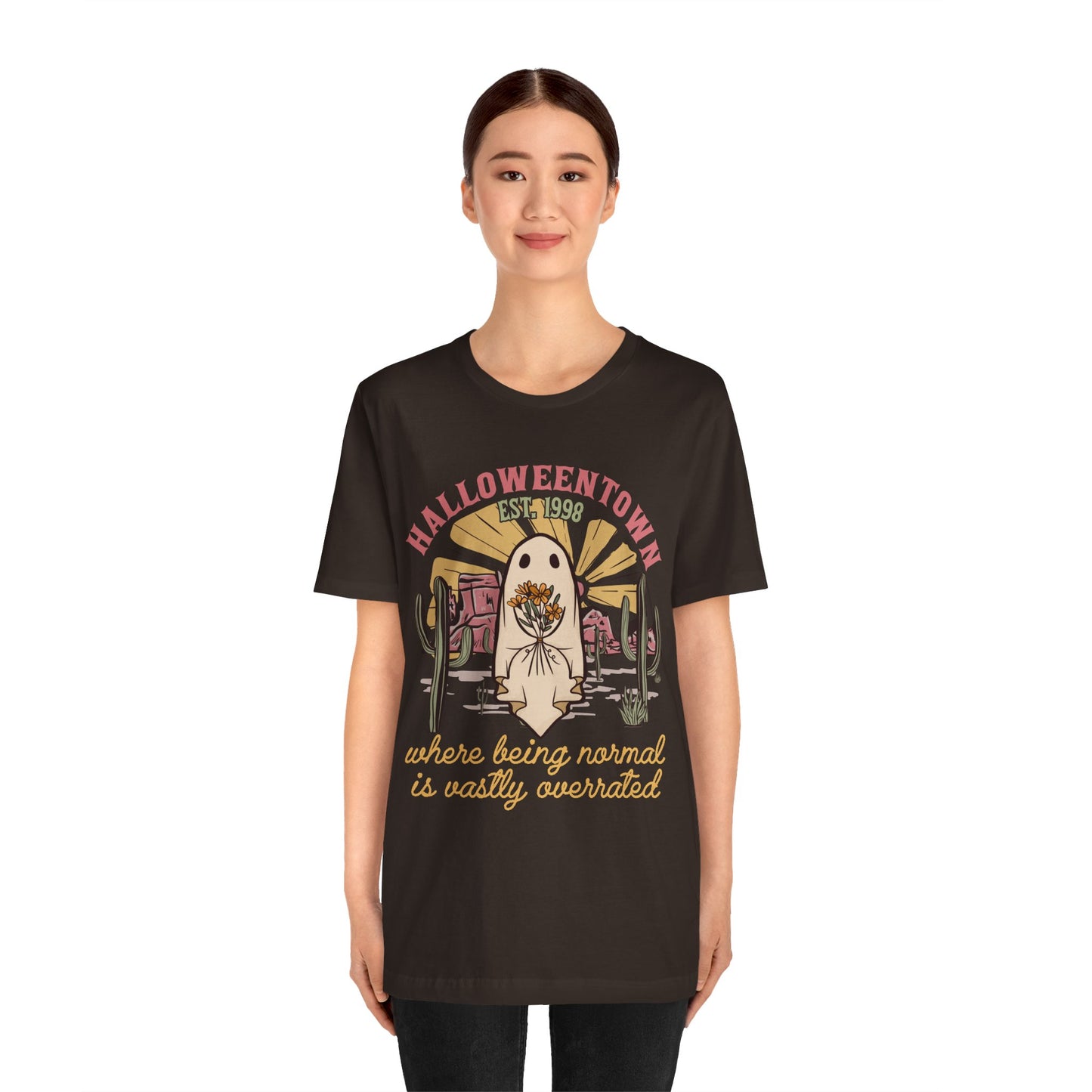 Halloweentown Est. 1998 Shirt – Retro Western Ghost Pumpkin Rodeo Tee