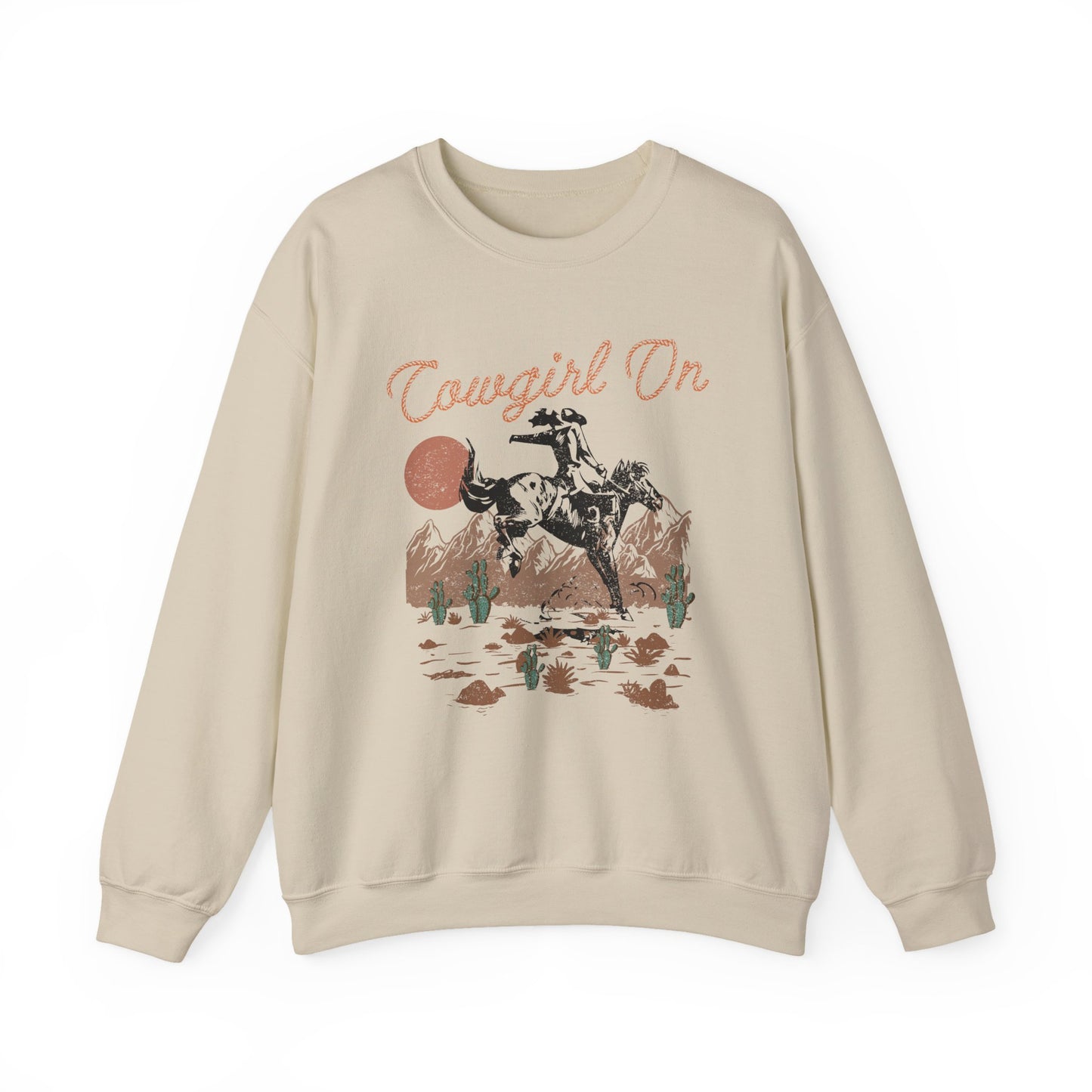 Cowgirl Howdy Sweatshirt – Southern Western Country Rodeo Vintage Pullover