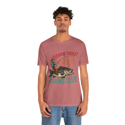 Yeehaw Trout Wranglers Shirt – Funny Cowboy Fishing Club Western Tee